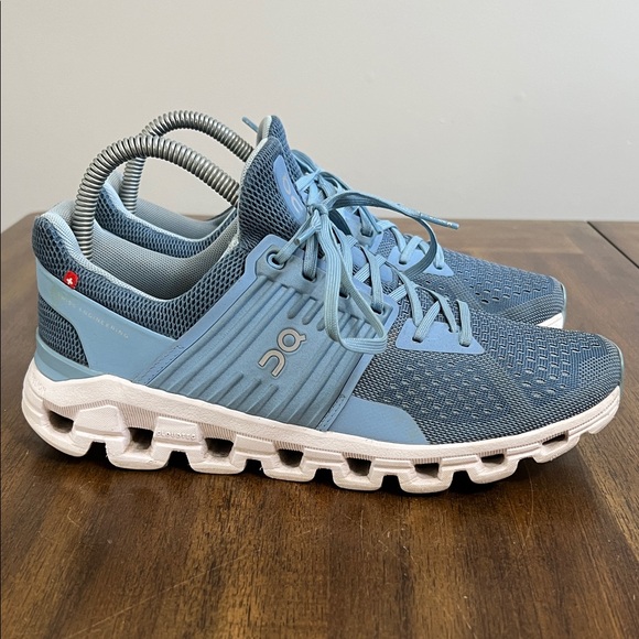 On Running Shoes - On Cloud Helion Cloudtec Running Sneakers in Light Blue Womens Size 8.5